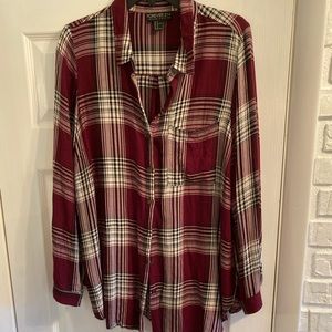 Forever 21 Wine Flannel